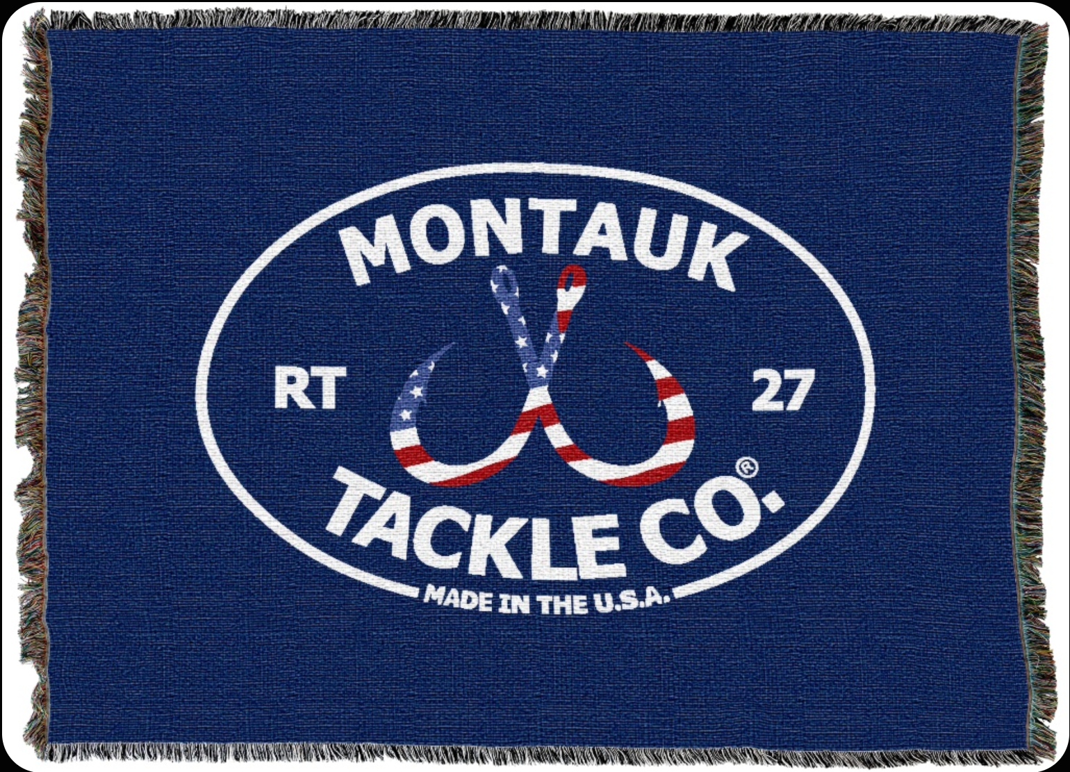 Montauk 100% Cotton Tapestry Blanket